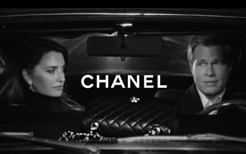 Penélope Cruz en Brad Pitt samen in romantische korte film voor Chanel