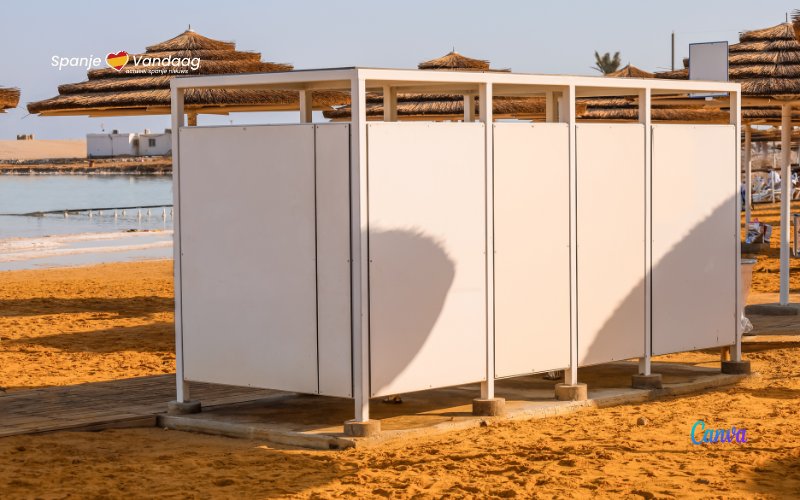 Stranden van Málaga krijgen omkleedhokjes