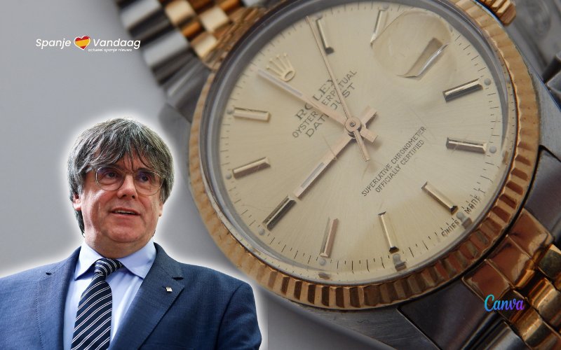 Privébedrijf schonk Puigdemont een Rolex ter waarde van 7.000 euro