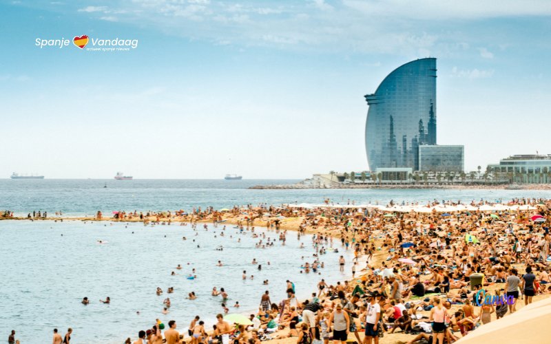 Strandseizoen Barcelona begint met gesloten douches vanwege droogte