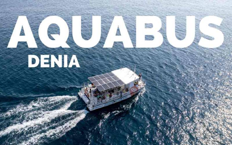 Ontdek de prachtige haven van Denia met de nieuwe 'aquabus'