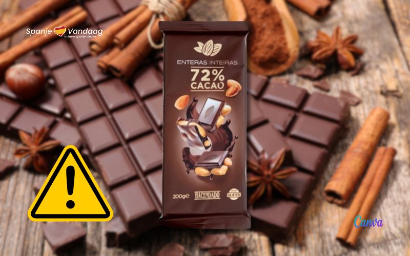 Chocolade met amandelen van Mercadona teruggeroepen vanwege "vreemd ingrediënt"