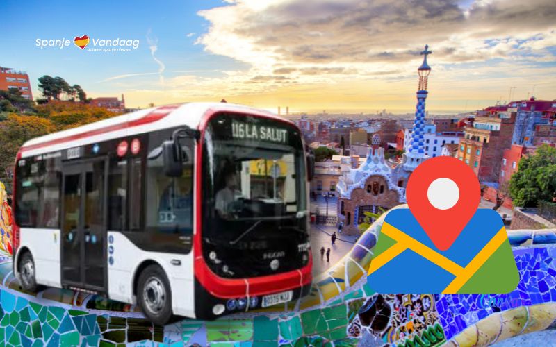 Barcelona verwijdert stadsbusroute van Google Maps om toeristenstroom naar Park Güell