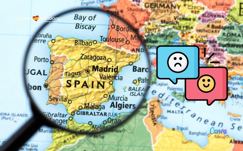 Meningen van Spanjaarden over hun regio's en het hele land