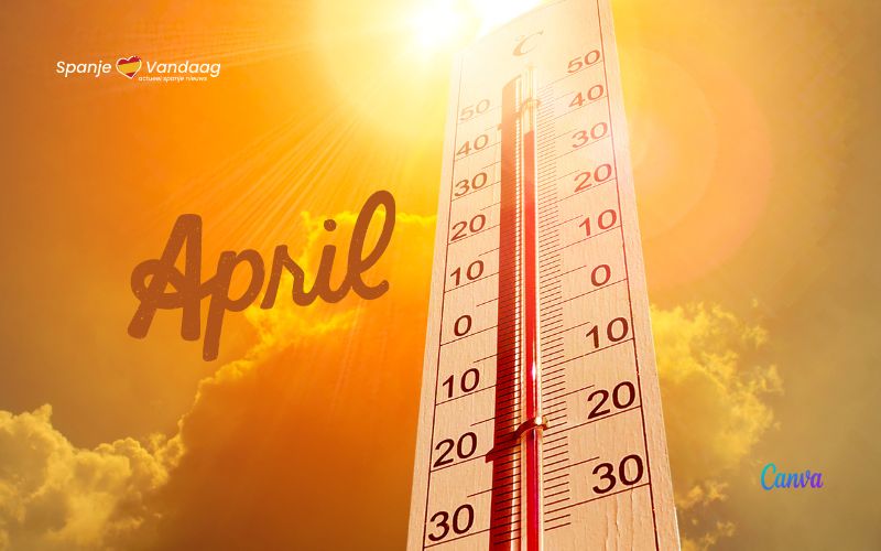 Meerdere temperatuurrecords verbroken in de maand april in Spanje