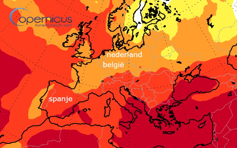 Spaanse weerdienst en het Europese Copernicus verwachten warme en droge zomer