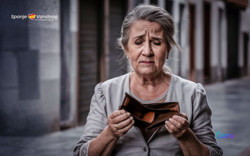Half miljoen gepensioneerden moet rondkomen met 550 euro per maand in Spanje