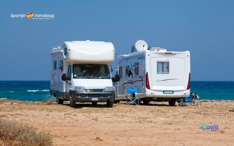 De gemeente Denia sluit deel Les Rotes strand af om kampeerauto's te weren
