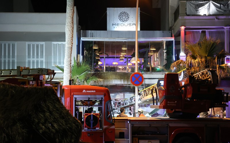 Vier doden en tientallen gewonden na instorting restaurant op Mallorca