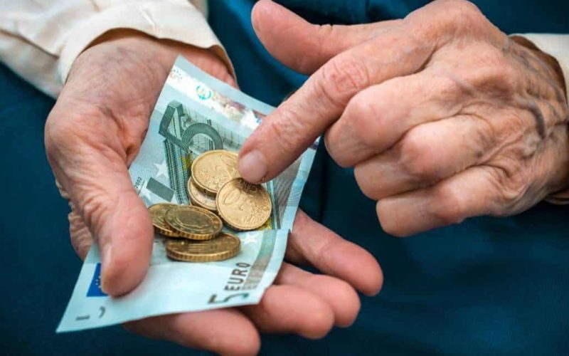 Gemiddelde ouderdomspensioen Spanje in februari is 1.156 euro