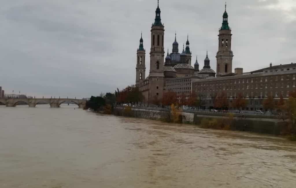 Alarm vanwege snel stijgend waterpeil Ebro rivier in Aragon