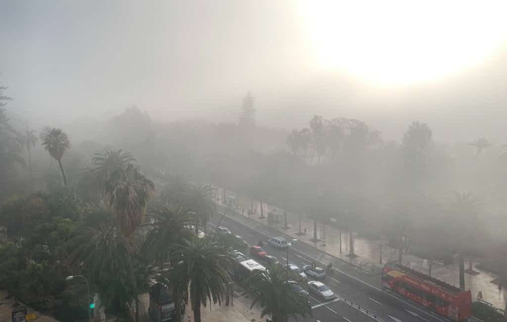 Winterse ‘taró’ mist in Málaga