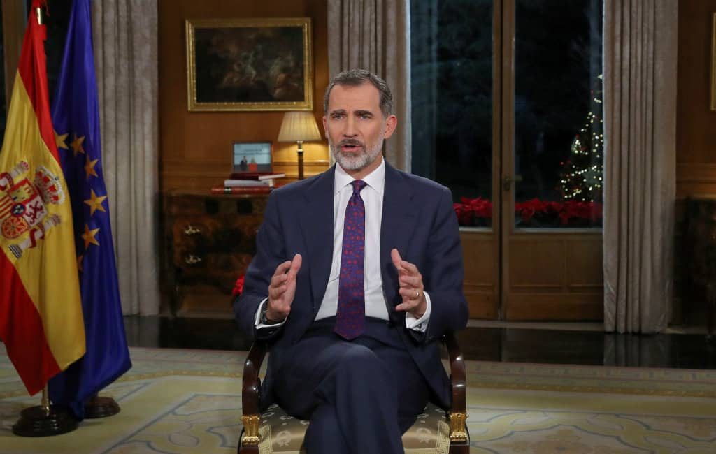 Kerstboodschap Koning VI van Spanje verwijst naar coëxistentie