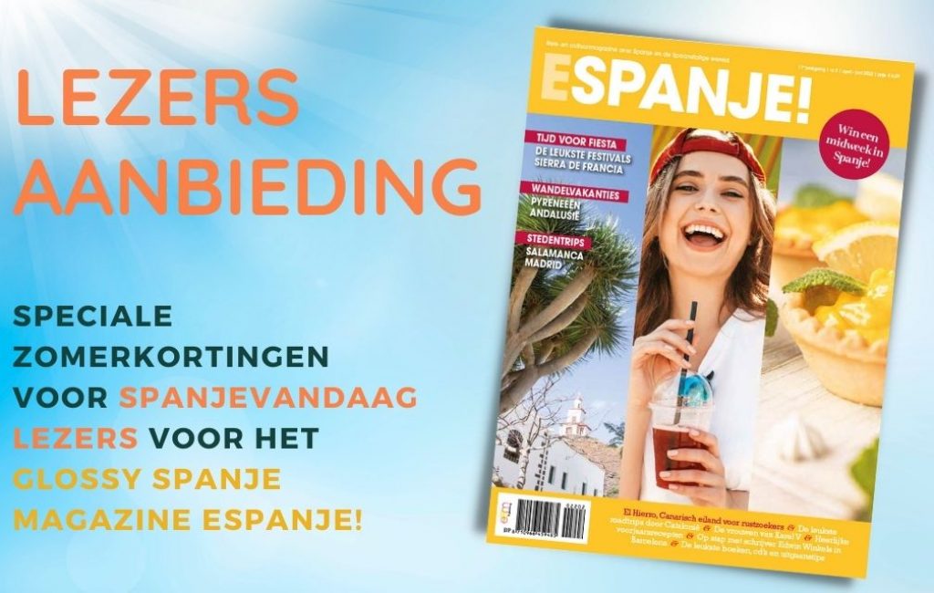Het Glossy Spanje magazine ESPANJE! nu met speciale 10 euro SpanjeVandaag korting