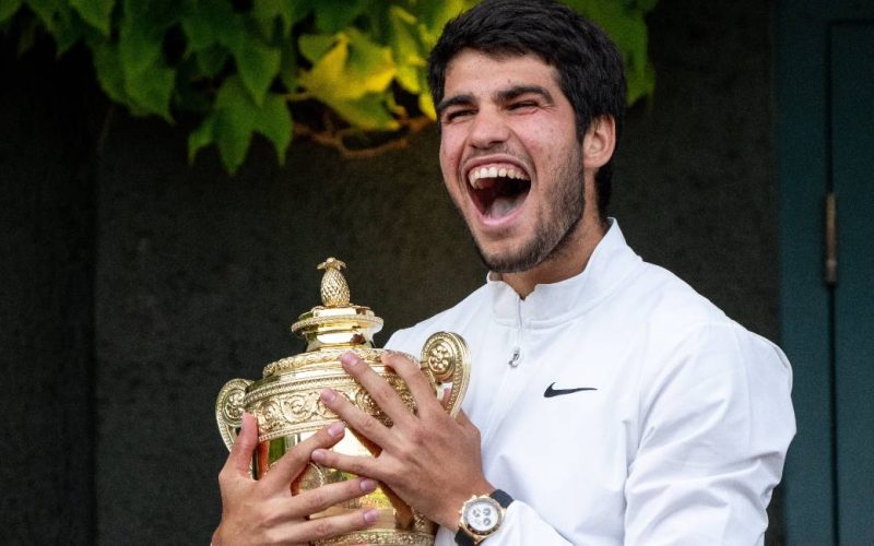 20-jarige tennisprof Carlos Alcaraz wint Wimbledon