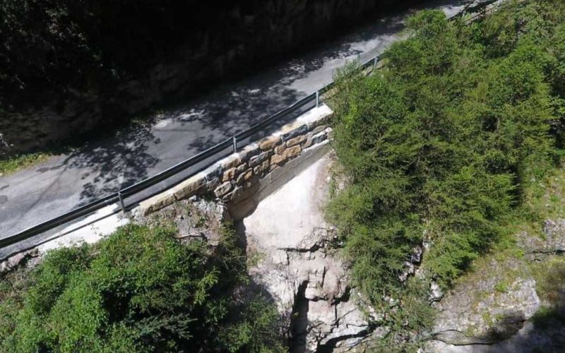 Populaire route Cañon de Añisclo na 285 gesloten weer geopend in Huesca