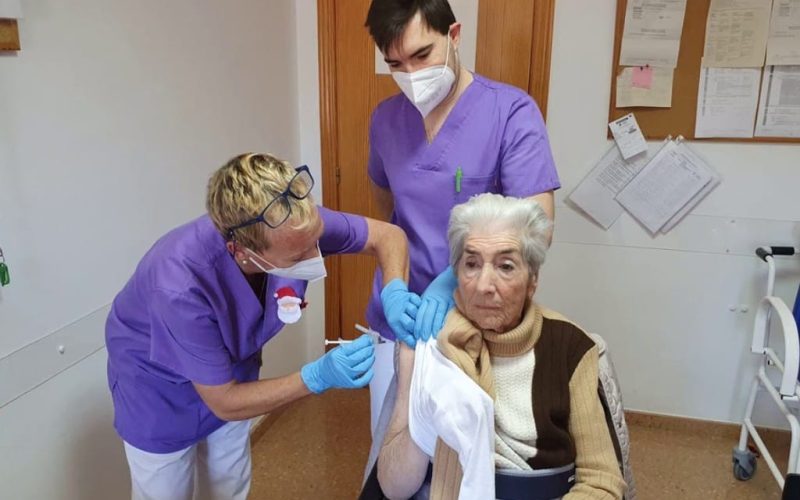 Nederlanders hebben corona-vaccinatie ontvangen aan de Costa Blanca