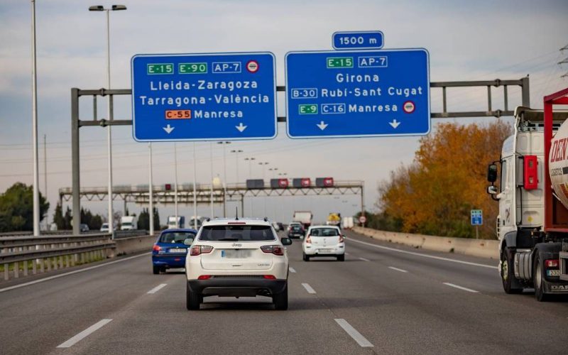 Catalaanse verkeersdienst wil dat de AP-7 snelweg snelheid verlaagd wordt tot 100 km/uur
