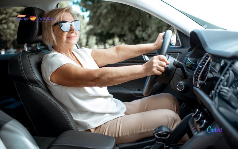 Meer dan een miljoen vrouwelijke 65-plussers hebben een auto in Spanje