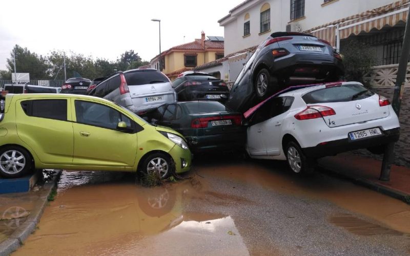 Opnieuw schade en overlast door noodweer provincie Málaga