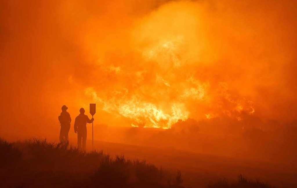 Natuur- en bosbrand in Ávila grootste tot nu toe in Spanje met 10.000 ha natuur verwoest