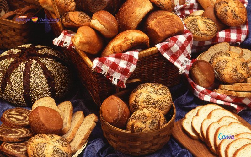 Waar wordt meer brood gegeten, in Spanje, Nederland of België?