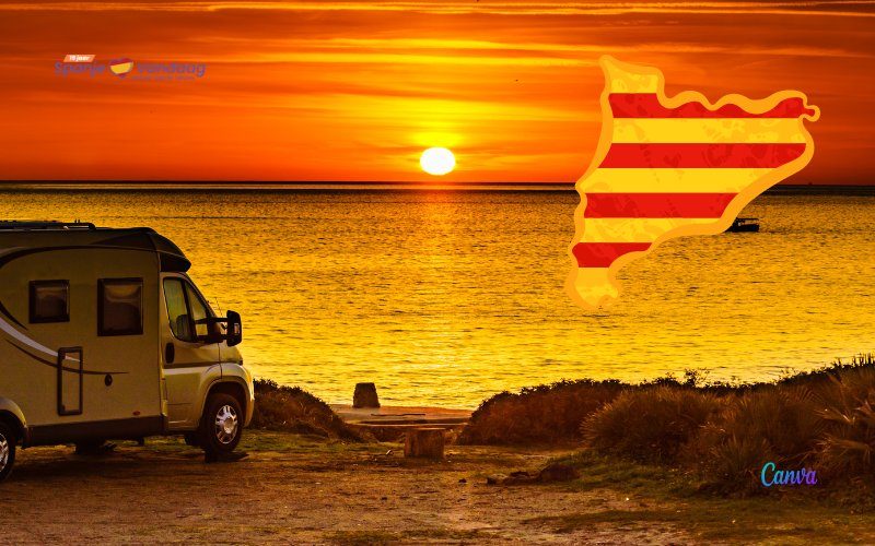Overzicht camperplaatsen langs de kust in Catalonië