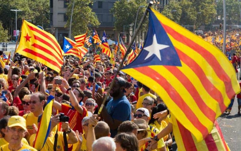 Ondanks corona toch La Diada bijeenkomsten in Catalonië