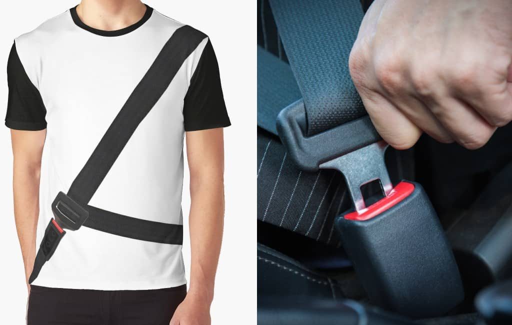 Politie waarschuwt voor anti-autogordel t-shirt in Spanje