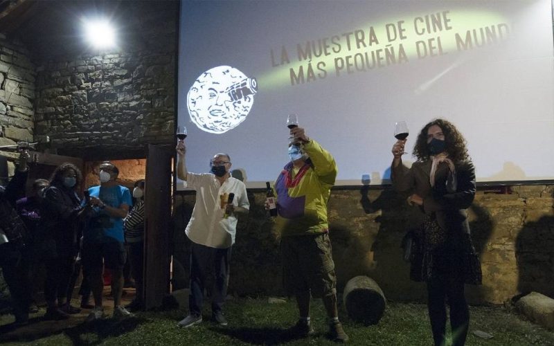 Ascaso in de provincie Huesca viert de tiende editie van het kleinste filmfestival ter wereld