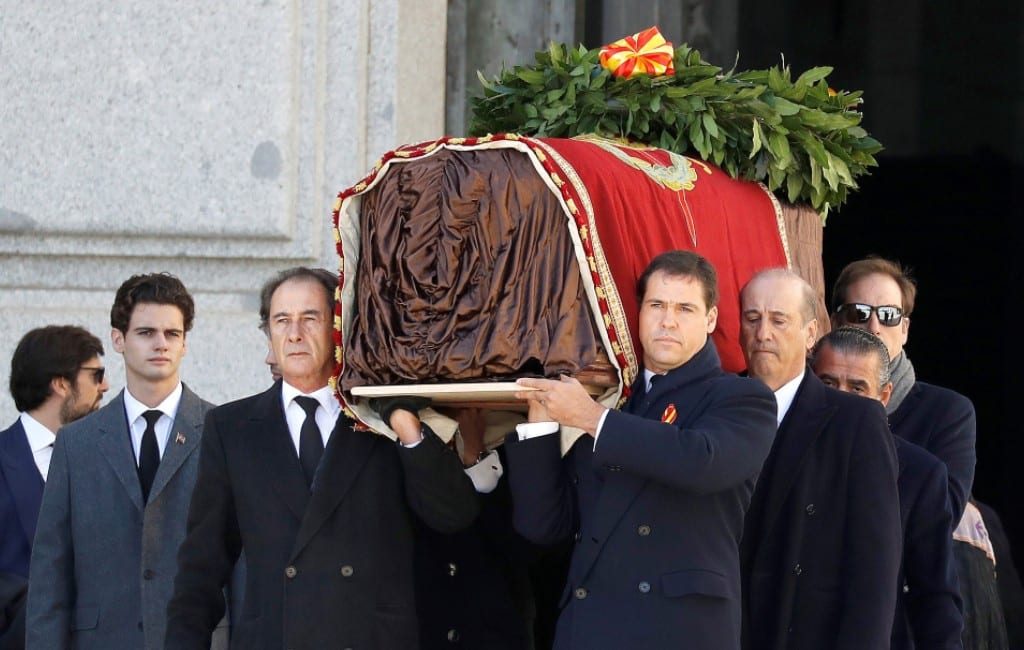 Historische dag voor Spanje: oud dictator Franco verplaatst