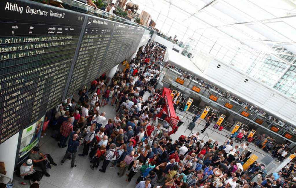 Spanjaard zorgt onbewust voor paniek op vliegveld München