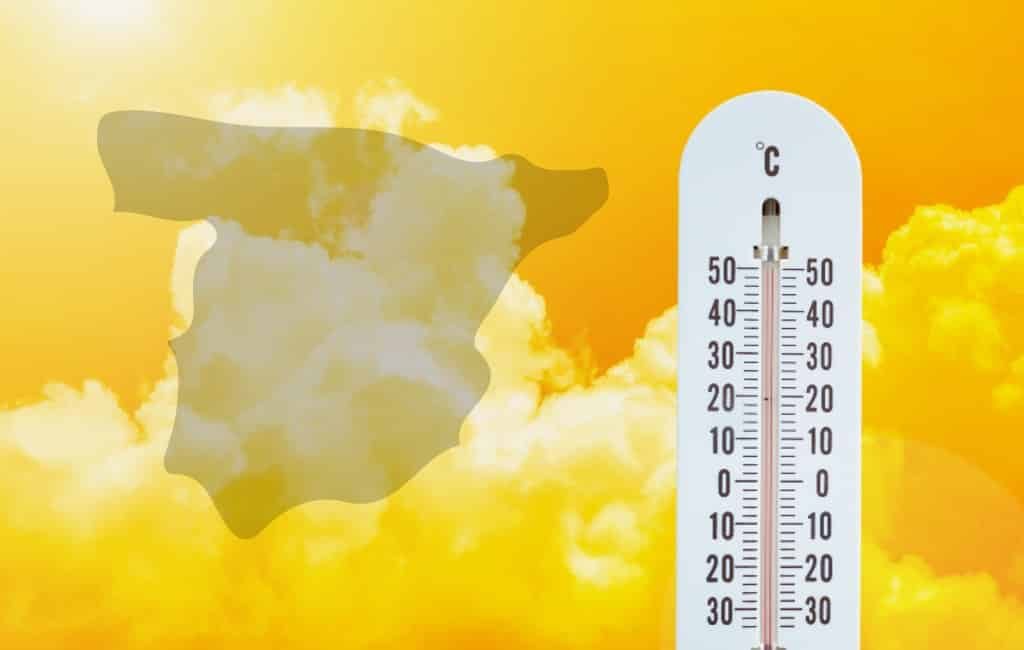 Hoogste temperatuur zondag in Spanje: 42,4 graden