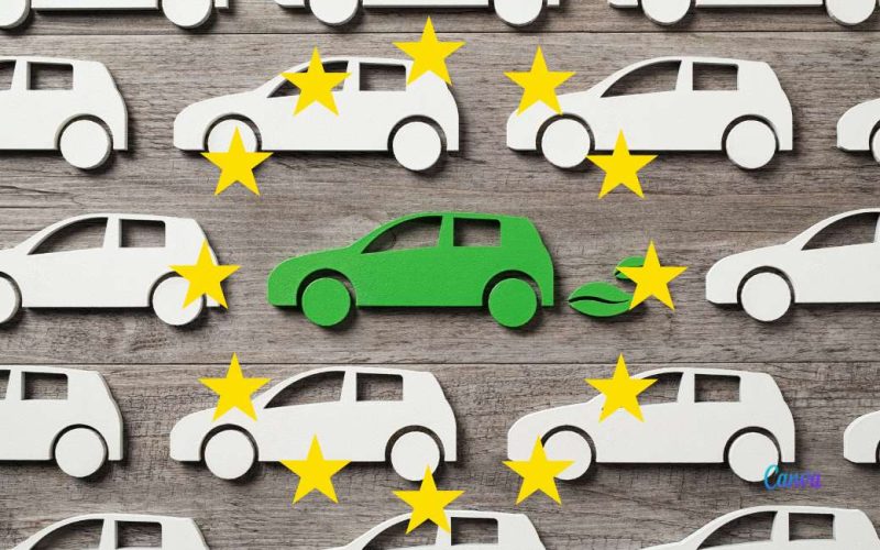 De ongelijke verkopen binnen de EU van volledig elektrische auto’s