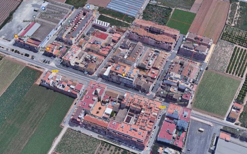 Het kleinste dorp in omvang van Spanje is te vinden de provincie Valencia
