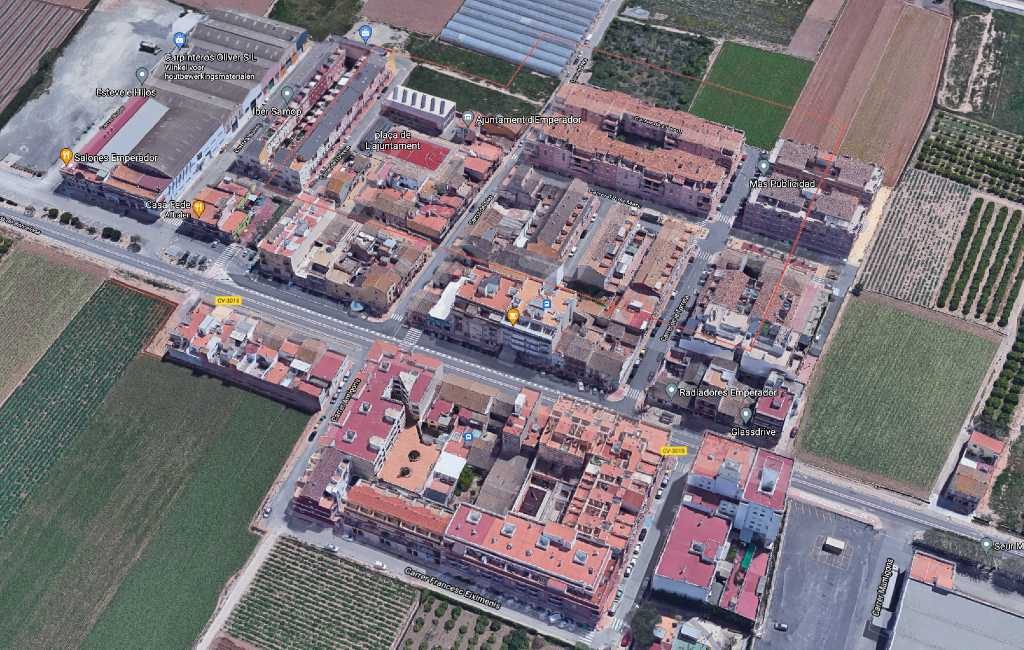 Het kleinste dorp in omvang van Spanje is te vinden de provincie Valencia