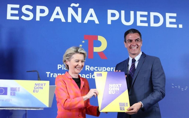 Spanje ontvangt als eerste EU-land 10 miljard euro uit NextGenerationEU herstelfonds