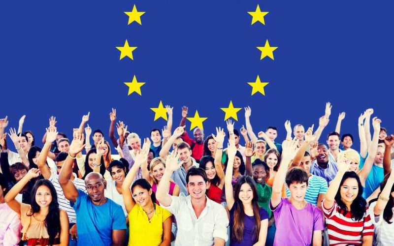 Europees Jaar van de jeugd en het aantal jongeren in de EU, Spanje, Nederland en België