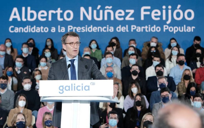 Regiopremier Feijóo van Galicië wil Partido Popular partijleider worden in Spanje
