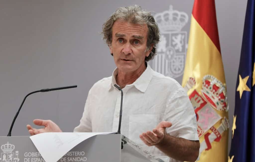 Epidemioloog Fernando Simón: “Beter dat Belgen en Britten niet naar Spanje komen”