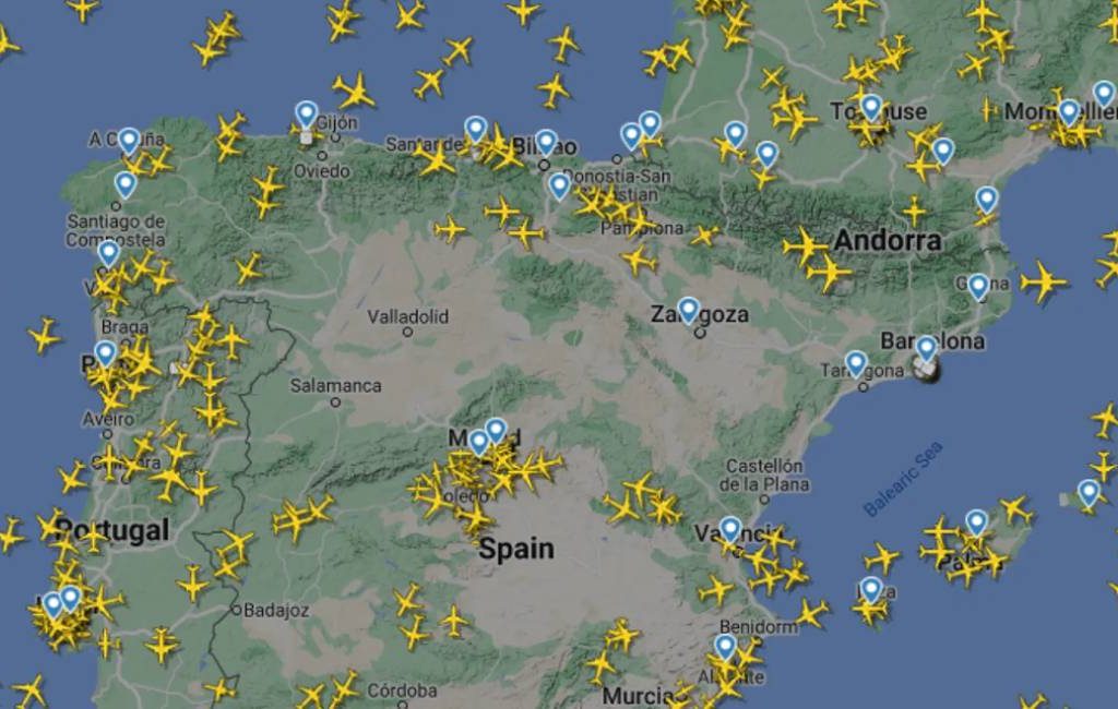 Luchtruim Catalonië en Ibiza gesloten vanwege vallende Chinese racket