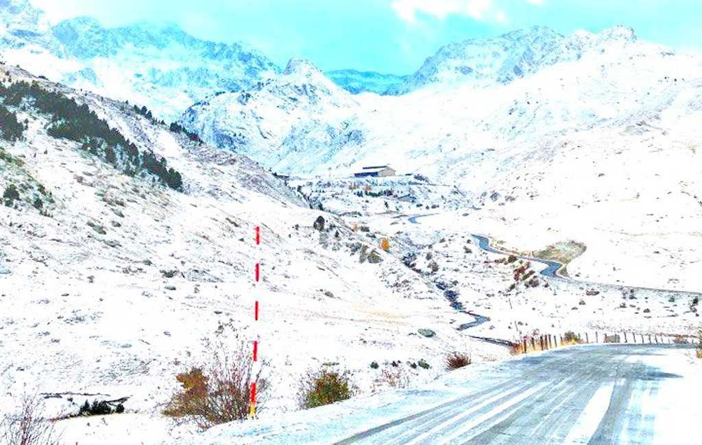 De mooiste foto’s van de recente sneeuwval in de Spaanse Pyreneeën