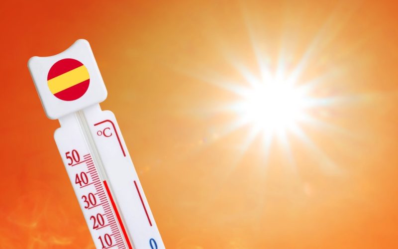 Hittegolf Spanje: hoogste temperatuur woensdag 11 aug was 42,8 graden