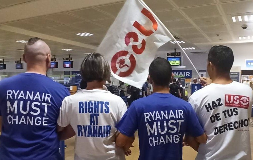 Ryanair cabinepersoneel Spanje kondigt 12 nieuwe stakingsdagen aan in juli