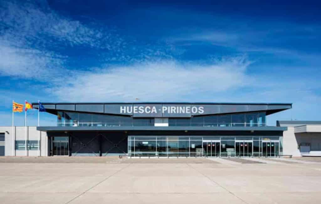 Vliegveld Huesca ziet aantal passagiers met 8.000% stijgen in oktober