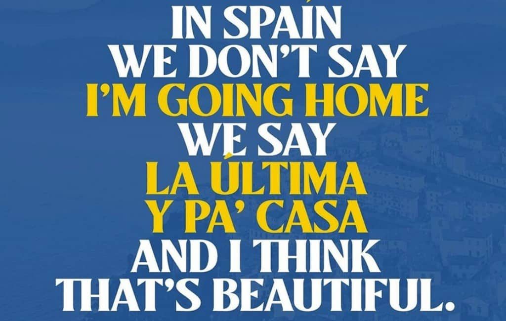 In Spanje zeggen we niet … en dat vind ik mooi! op Instagram