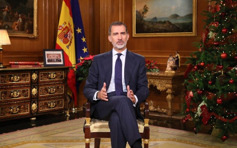 Kersttoespraak koning met 54% steun voor de monarchie in Spanje