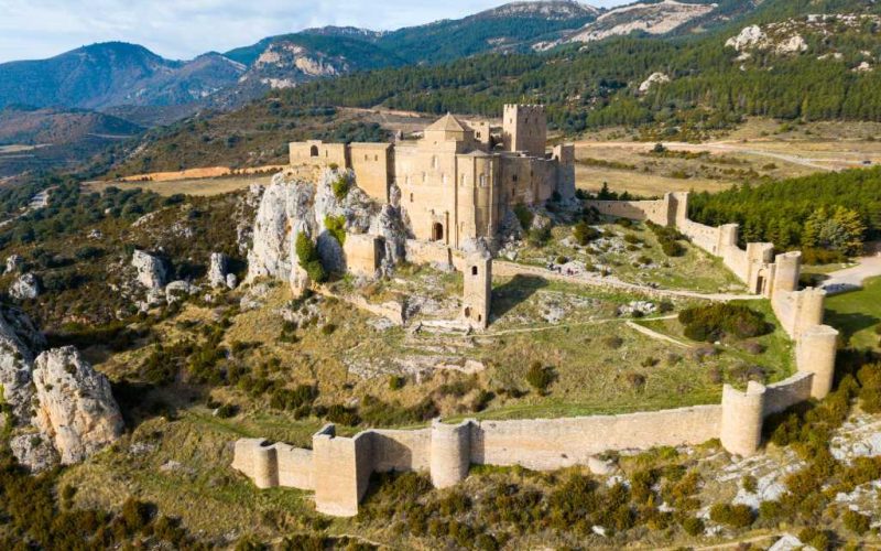 Kasteel van Loarre in Huesca gekozen tot mooiste van Spanje