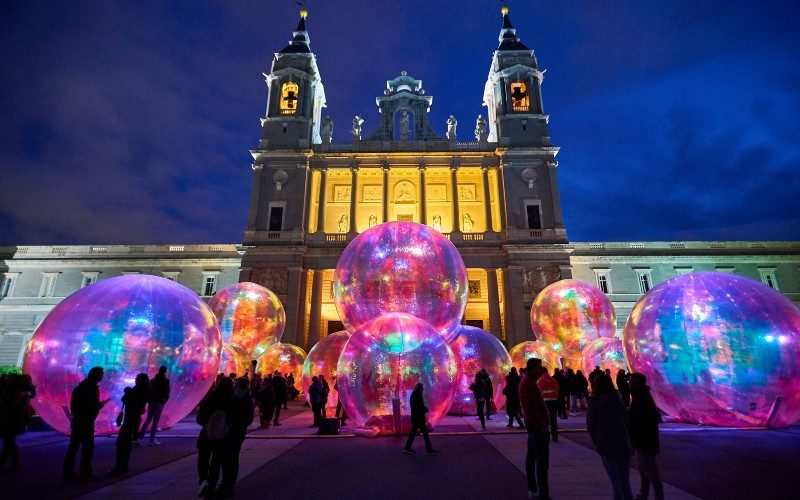 Dit weekend gaat de tweede editie van het lichtfestival door in Madrid