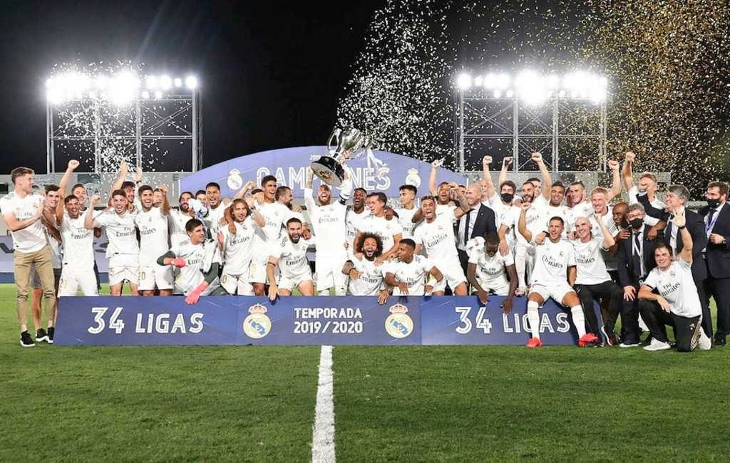 Real Madrid wint 34e landstitel in Spaanse La Liga competitie